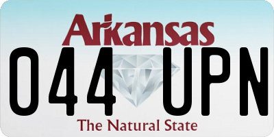 AR license plate 044UPN