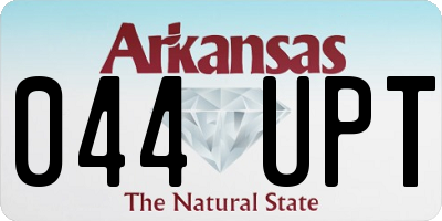 AR license plate 044UPT