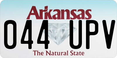 AR license plate 044UPV