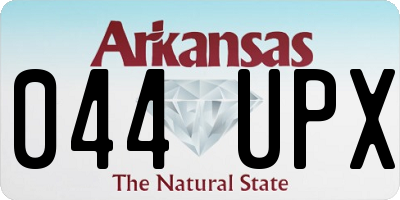 AR license plate 044UPX