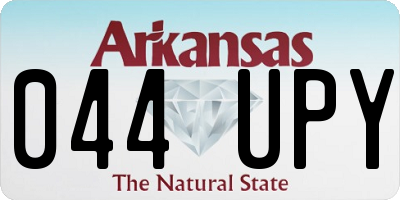 AR license plate 044UPY
