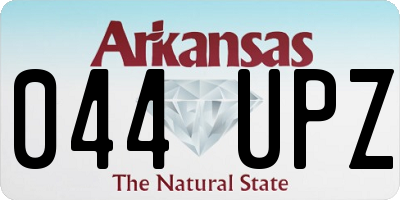 AR license plate 044UPZ