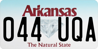 AR license plate 044UQA