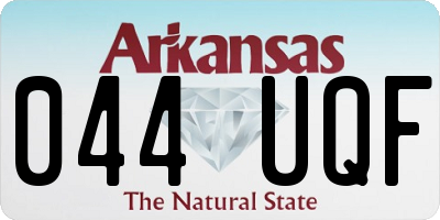 AR license plate 044UQF