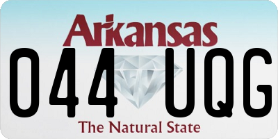 AR license plate 044UQG