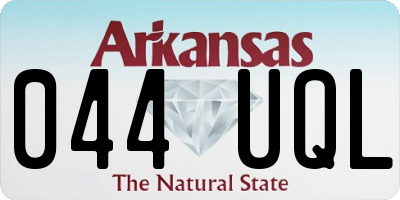 AR license plate 044UQL