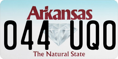 AR license plate 044UQO