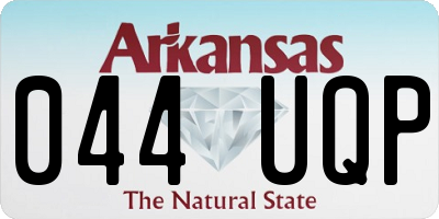 AR license plate 044UQP