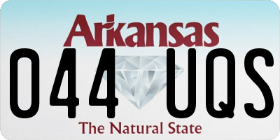 AR license plate 044UQS