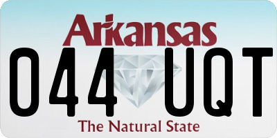 AR license plate 044UQT