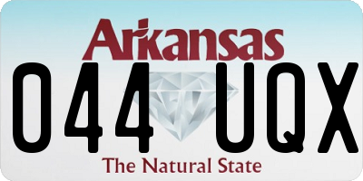 AR license plate 044UQX