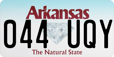 AR license plate 044UQY