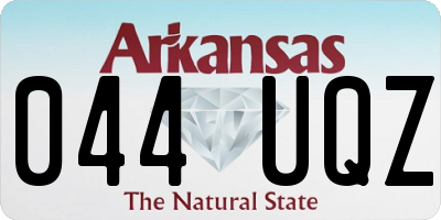 AR license plate 044UQZ