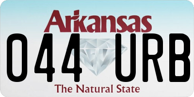 AR license plate 044URB