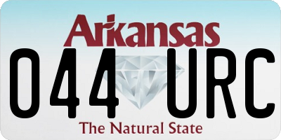 AR license plate 044URC