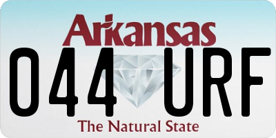 AR license plate 044URF