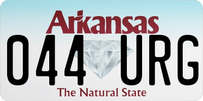 AR license plate 044URG