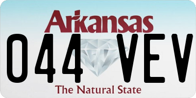 AR license plate 044VEV