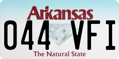 AR license plate 044VFI