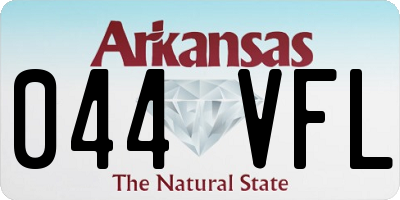 AR license plate 044VFL