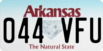 AR license plate 044VFU