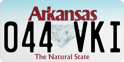 AR license plate 044VKI