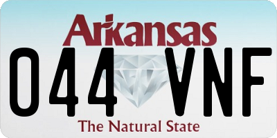 AR license plate 044VNF