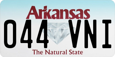AR license plate 044VNI