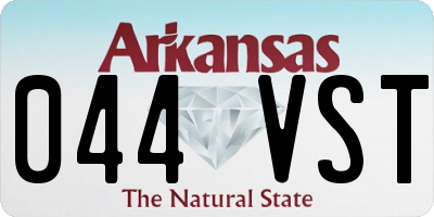 AR license plate 044VST