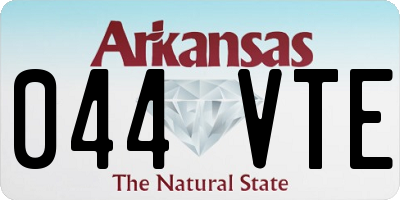 AR license plate 044VTE