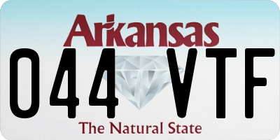 AR license plate 044VTF