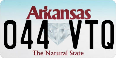 AR license plate 044VTQ