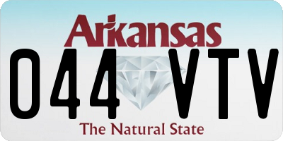 AR license plate 044VTV