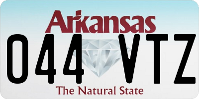 AR license plate 044VTZ