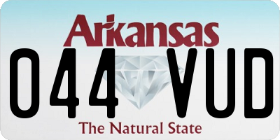 AR license plate 044VUD