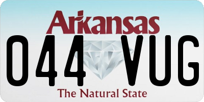AR license plate 044VUG