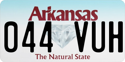 AR license plate 044VUH