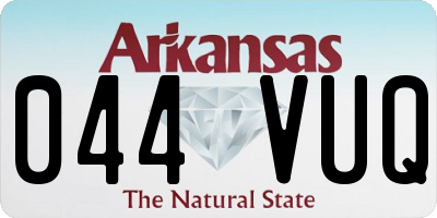 AR license plate 044VUQ