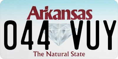 AR license plate 044VUY