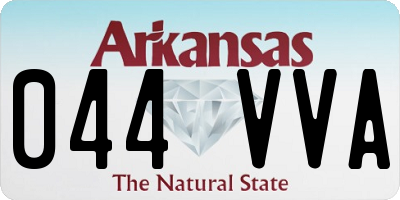 AR license plate 044VVA