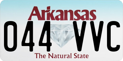 AR license plate 044VVC