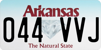 AR license plate 044VVJ