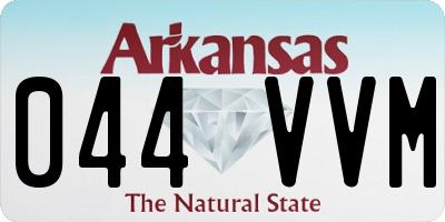 AR license plate 044VVM