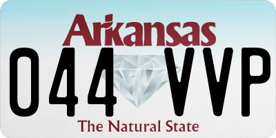 AR license plate 044VVP
