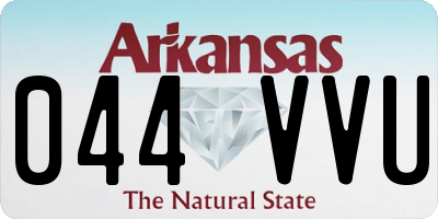 AR license plate 044VVU