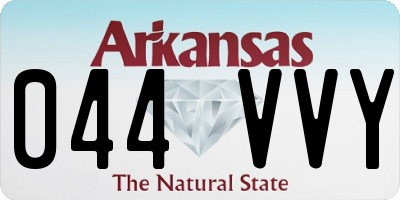 AR license plate 044VVY