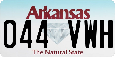 AR license plate 044VWH