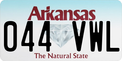 AR license plate 044VWL