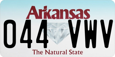 AR license plate 044VWV