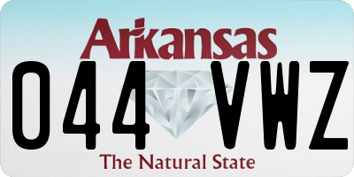 AR license plate 044VWZ